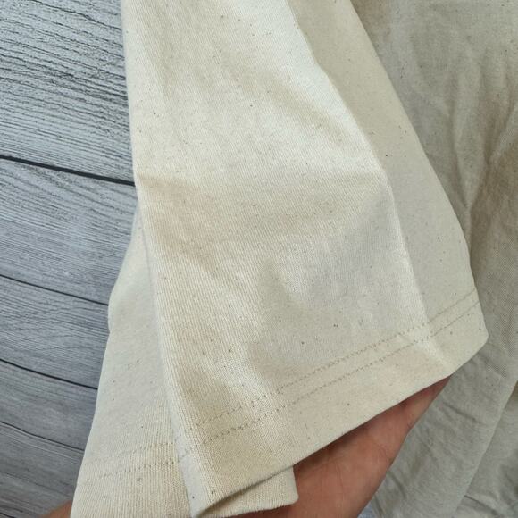 Old Navy Men's Cream Blue Venice Graphic Cropped Short Sleeve Tee Size XXXXL - Picture 5 of 7